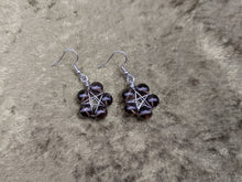 Load image into Gallery viewer, Pentagram Gemstone Earrings