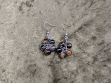 Load image into Gallery viewer, Pentagram Gemstone Earrings