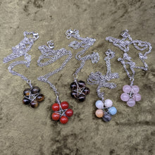 Load image into Gallery viewer, Pentagram Gemstone Necklaces