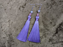 Load image into Gallery viewer, Tassel Gemstone Earrings
