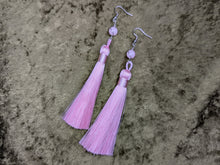 Load image into Gallery viewer, Tassel Gemstone Earrings