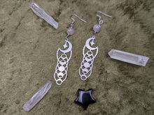 Load image into Gallery viewer, Moon Shift Moonstone Earrings