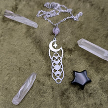 Load image into Gallery viewer, Moon Shift Rhodondite Necklace