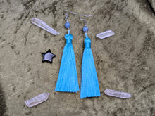 Load image into Gallery viewer, Tassel Gemstone Earrings