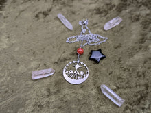 Load image into Gallery viewer, Mush Circle Red Jasper Necklace