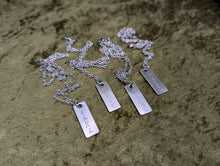 Load image into Gallery viewer, Metal Stamped Necklaces