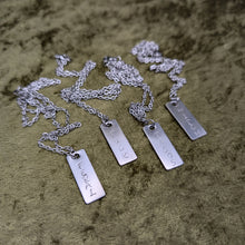 Load image into Gallery viewer, Metal Stamped Necklaces