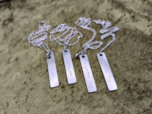 Load image into Gallery viewer, Krampus Metal Stamped Necklaces