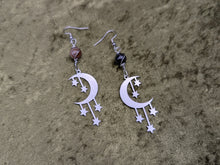 Load image into Gallery viewer, Starry Moon Sardonyx Earrings