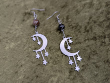 Load image into Gallery viewer, Starry Moon Sardonyx Earrings