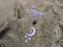 Load image into Gallery viewer, Starry Moon Tigers Eye Necklace