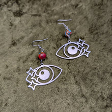 Load image into Gallery viewer, Magick Eye Mosaic Jasper Earrings