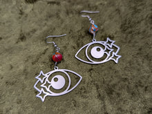 Load image into Gallery viewer, Magick Eye Mosaic Jasper Earrings