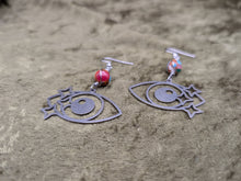 Load image into Gallery viewer, Magick Eye Mosaic Jasper Earrings