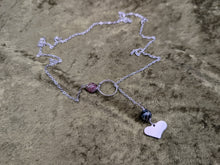 Load image into Gallery viewer, Heart Watermelon Tourmaline Choker