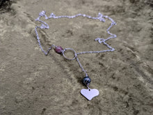 Load image into Gallery viewer, Heart Watermelon Tourmaline Choker
