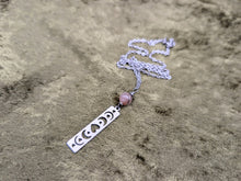 Load image into Gallery viewer, Love Phase Peach Moonstone Necklace