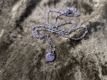 Load image into Gallery viewer, Libra hand-stamped stainless steel necklace from the Astrology collection