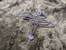 Load image into Gallery viewer, Cancer hand-stamped stainless steel necklace from the Astrology collection