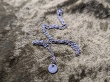 Load image into Gallery viewer, Sagittarius hand-stamped stainless steel necklace from the Astrology collection