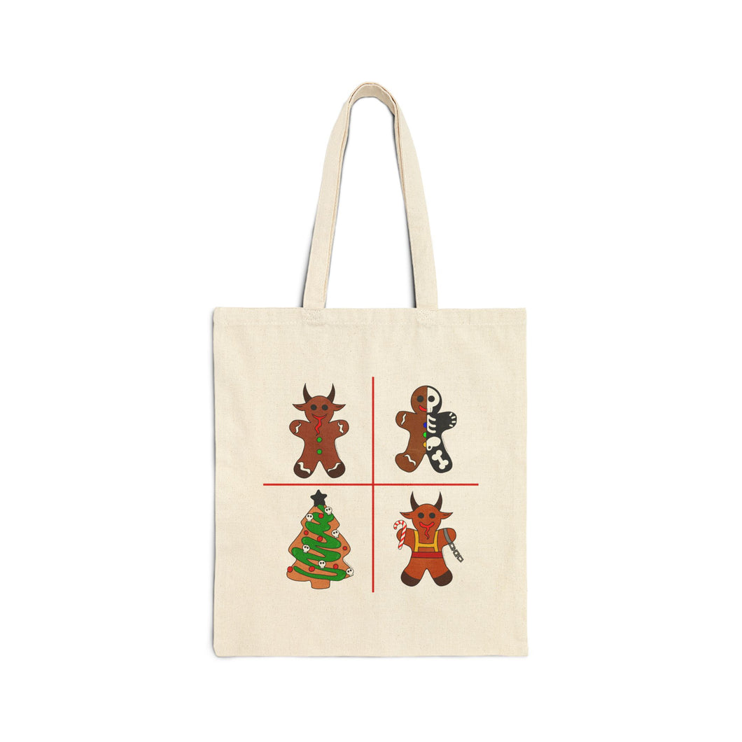 Krampus Cookie Cotton Canvas Tote Bag