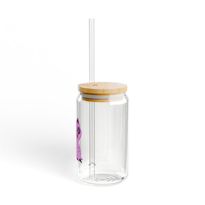 Jiggly Mimic Sipper Glass, 16oz