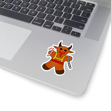 Load image into Gallery viewer, Krampus Cookie v1 Vinyl Sticker
