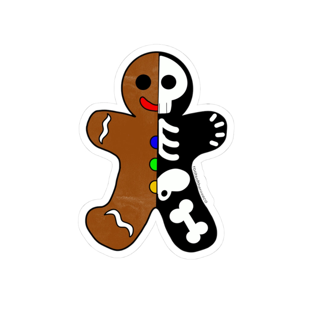 Skelly Bread Man Vinyl Sticker