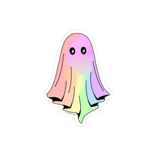 Load image into Gallery viewer, Rainbow Ghost Vinyl Sticker
