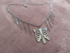 Decorative Rib Cage Necklace