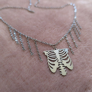 Decorative Rib Cage Necklace