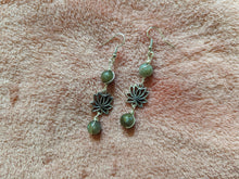 Load image into Gallery viewer, Lotus Dangle Earrings
