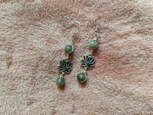 Lotus Dangle Earrings