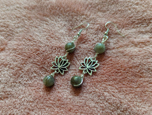 Lotus Dangle Earrings