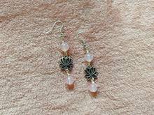 Load image into Gallery viewer, Lotus Dangle Earrings
