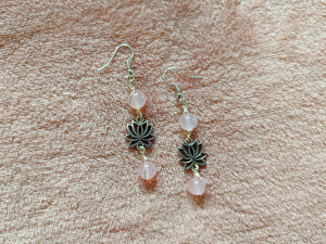 Lotus Dangle Earrings