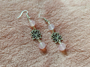 Lotus Dangle Earrings