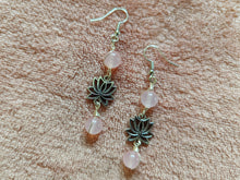 Load image into Gallery viewer, Lotus Dangle Earrings
