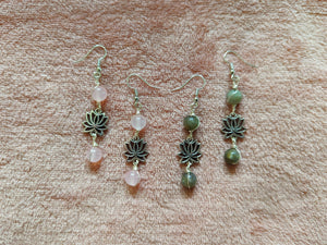 Lotus Dangle Earrings