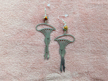 Load image into Gallery viewer, Mushroom Lady Mosaic Jasper Earrings
