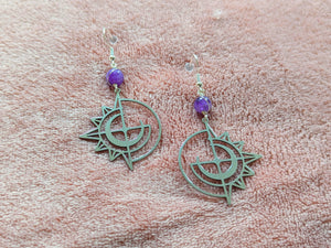 Celestial Amethyst Earrings