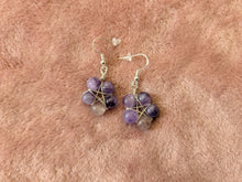 Load image into Gallery viewer, Crystal Beaded Pentagram Earrings
