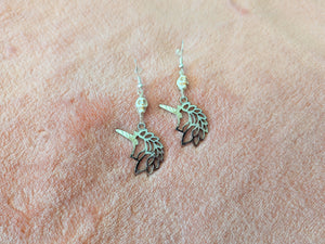 Spooky Unicorn Magnesite Earrings