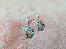 Load image into Gallery viewer, Spooky Unicorn Magnesite Earrings
