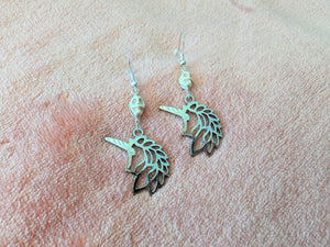 Spooky Unicorn Magnesite Earrings