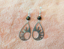 Load image into Gallery viewer, Sun Drop Tiger&#39;s Eye Earrings
