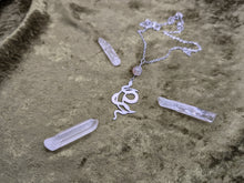 Load image into Gallery viewer, Lunar Snake Moonstone Necklace
