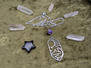 Sky Amethyst Necklace