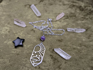 Sky Amethyst Necklace