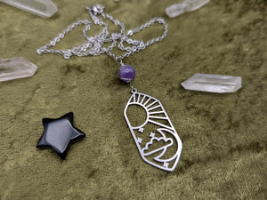 Sky Amethyst Necklace